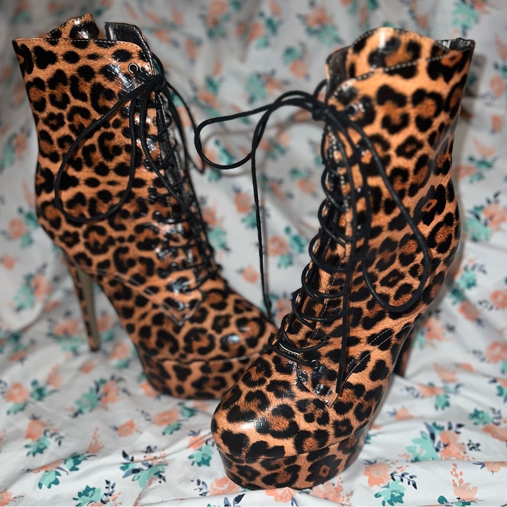 Leopard Print Heels